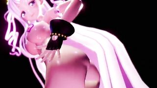 【MMD R-18 SEX DANCE】SEXY BIG ASS BB BYIBY BIG TITS SEX TEMPTATION SWEET 甘いお尻 [MMD]