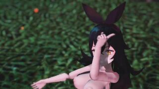 Mmd R18 Amber Genshin Impact Sexy and Hot with Shaved Pussy