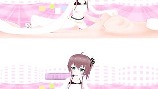 [VR 360 4K] Matsuri Natsuiro Vtuber Matsuri's Pee