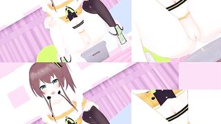 [VR 360 4K] Matsuri Natsuiro Vtuber Matsuri's Pee