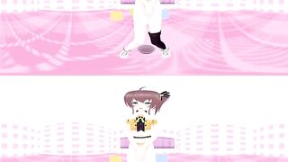 [VR 360 4K] Matsuri Natsuiro Vtuber Matsuri's Pee