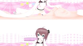 [VR 360 4K] Matsuri Natsuiro Vtuber Matsuri's Pee