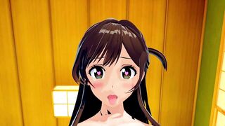 Chizuru Ichinose Chizuru Mizuhara Kanojo Okarishimasu 3D HENTAI 7/7