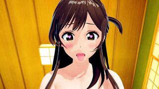 Chizuru Ichinose Chizuru Mizuhara Kanojo Okarishimasu 3D HENTAI 7/7