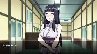 Receiving a blowjob from Hinata at School - KUNOICHI TRAINER - [Scenes + Download]