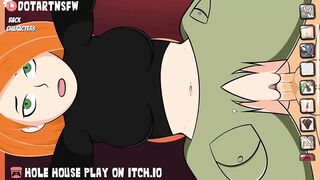 Kim Possible Dripping Creampie Moaning Orgasm - Hole House