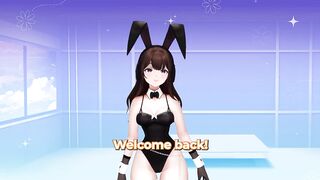 Bunny Vtuber watches Bullet Get Fuck For Her Attitude [Hentai]