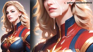 Captain Marvel lost her anal virginity