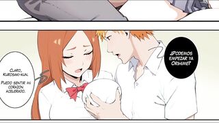 Orihime Inoue passionately fucked by Ichigo - Bleach Porn Manga