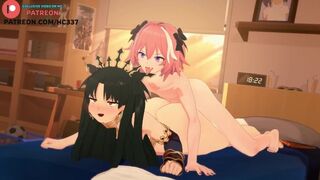 RIN FUCKED BY ASTOLFO AFTER MC DONALDS AND GETTING CREAMPIE | FATE CREAMPIE ANIMATION