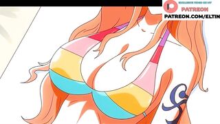 Nami Hot Sale For Ring And Getting Big Creampie On Beach | Best One Piece Hentai 4k