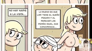 Lincoln folla con la rubia tetona de su hermanastra - universo adulto