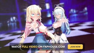 Mmd R-18 Anime Girls Sexy Dancing Clip 292