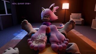 Blaze x Sonic Wet Footjob Cum on Feet Hentai Animation