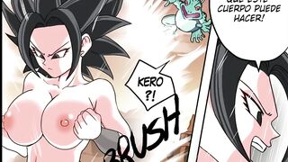 Caulifla Touches Her Pussy Until She Ends All Wet