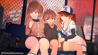 Baseball team play