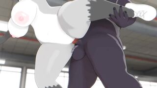 Chubby Furry Girl Gets Fucked by Huge Cock Bear Yiff Hentai Animation