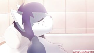 Furry hentai story condom breaks in the bathroom