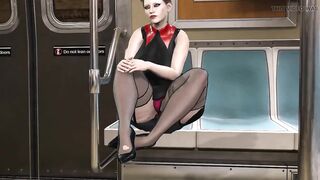 She Always Gets a Seat on the a Train