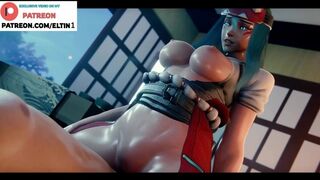 Kiriko Hot Evening Dick Riding In House | Best Overwatch Hentai 4k 60fps