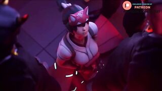 HORNY VERSION OF KIRIKO CINEMATIC | OVERWATCH HENTAI ANIMATION 4K 60FPS