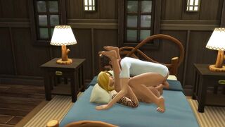 Maya Akemi Fucking Hot With Her Husband on Cabin - The Sims 4