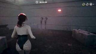 Hot girl dressed as a bunny running from monsters [Game +18] Gameplay