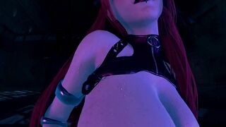 Vamp sexy big tits girl Cowgirl - Akiko - Motion Capture by Cuddle Mocap