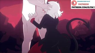 Boy Find New Level With Hot Blowjob From Devil Girl And Cum | Best Cartoon Game Hentai 4k 60fps