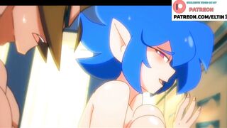 Cute Elf Girl Hot Fucking In Sports Locker Room And Creampie | Best Cartoon Hentai 4k 60fps