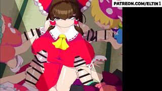 Cute Girls Do Gangbang Futanari Party And Cum | Hot Futa Hentai 4k 60fps