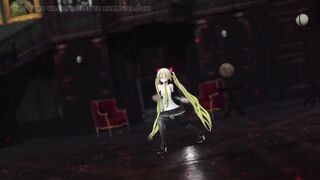 Hatsune Miku Undress Dance Reversible Campaign Mmd 3D Blonde Hair Color Edit Smixix