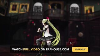 Hatsune Miku Undress Dance Reversible Campaign Mmd 3D Blonde Hair Color Edit Smixix