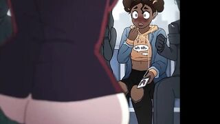 TWO CUTE GIRLS CANT RESIST THIS DICK IN THE TRAIN HENTAI STORY ANIMATION