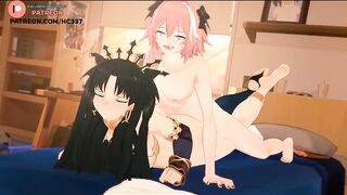 RIN TOHSAKA FUCKED BY ASTOLFO AFTER MCDONALDS | FATE HENTAI ANIMATION 4K 60FPS