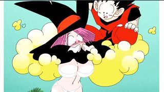 Goku Follando Con Uranai Baba Por Las Esferas del Dragon - Manga Porno de Dragon Ball