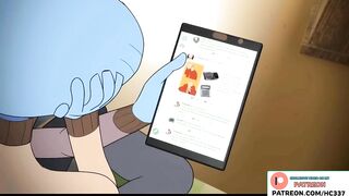 GUMBALL MYM RECORD A SPECIAS VIDEO AND SHOW IT TO ALL | GUMBALL HENTAI ANIMATION 4K 60FPS