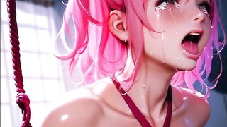 Pink Haired Girl Bondage Compilation