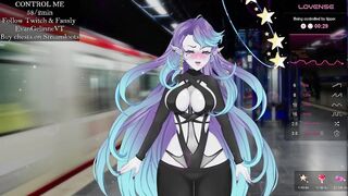 Vtuber is fuck on train station