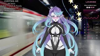 Vtuber is fuck on train station