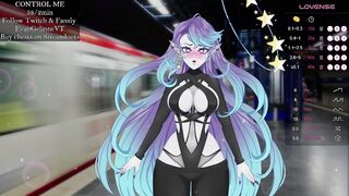 Vtuber is fuck on train station