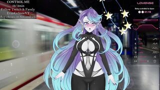 Vtuber is fuck on train station