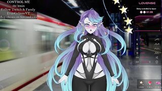 Vtuber is fuck on train station