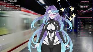 Vtuber is fuck on train station