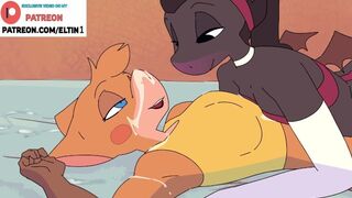 Futa Furry Girl Hot Fucking With Girlfriend In House And Creampie | Cartoon Futa Furry Hentai 60fps