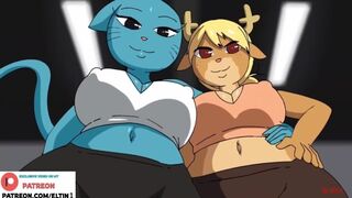 Gumball`s Hard Fucking In Gym And Getting Creampie | Furry Hentai Animation World of Gumball