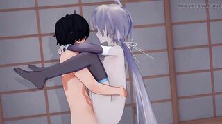 Luo Tianyi Hentai Sex Vocaloid Mmd 3D Purple Eyes Color Edit Smixix