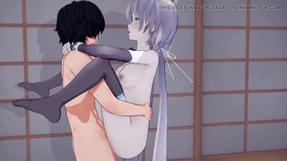 Luo Tianyi Hentai Sex Vocaloid Mmd 3D Purple Eyes Color Edit Smixix