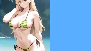 Cartoon Pics - Blonde in Bikini looking sexy