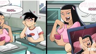 Danny Phantom fucks Paulina in her little pussy